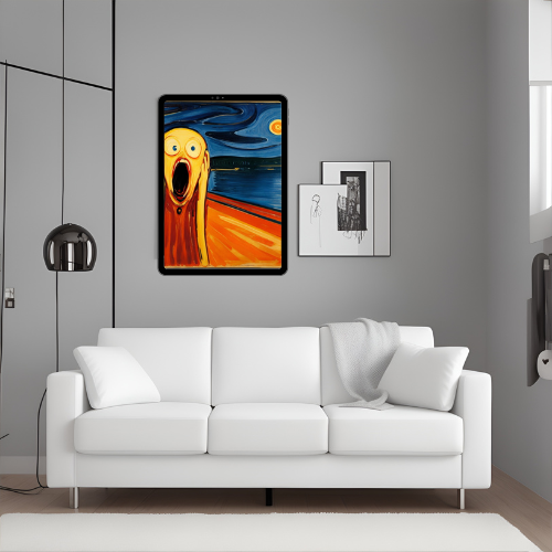 El Grito / Impresión de arte digital, Descarga digital, Decoración del hogar, Imprimible